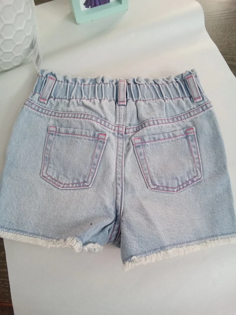 GAP Baby Girls Embroidered Denim Shorts Size 3Y NWT